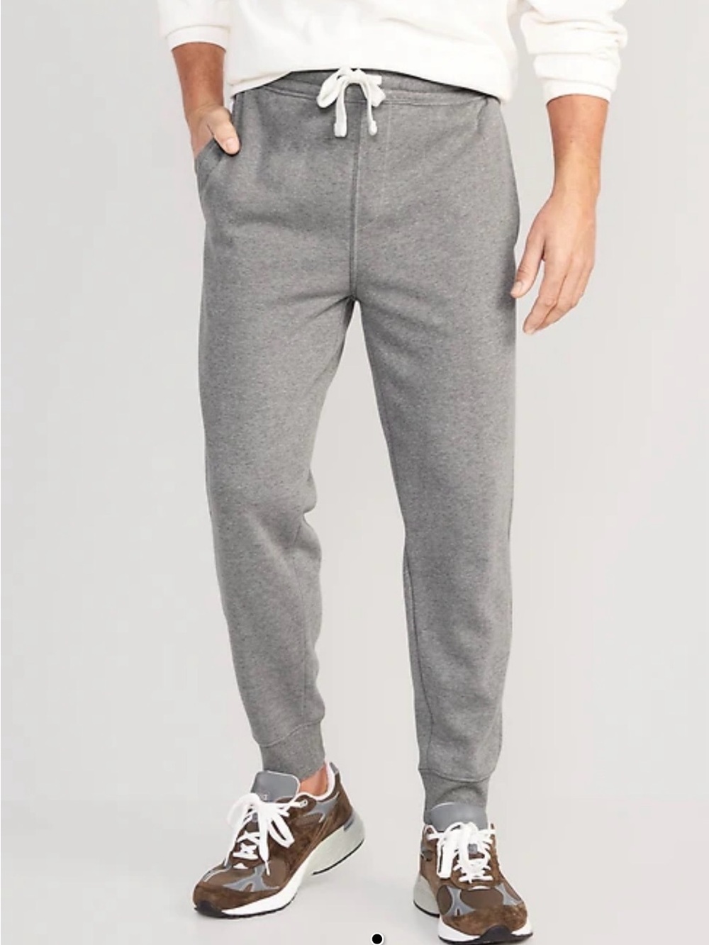 Old Navy Heather Gray Jogger Pants with Drawstring
